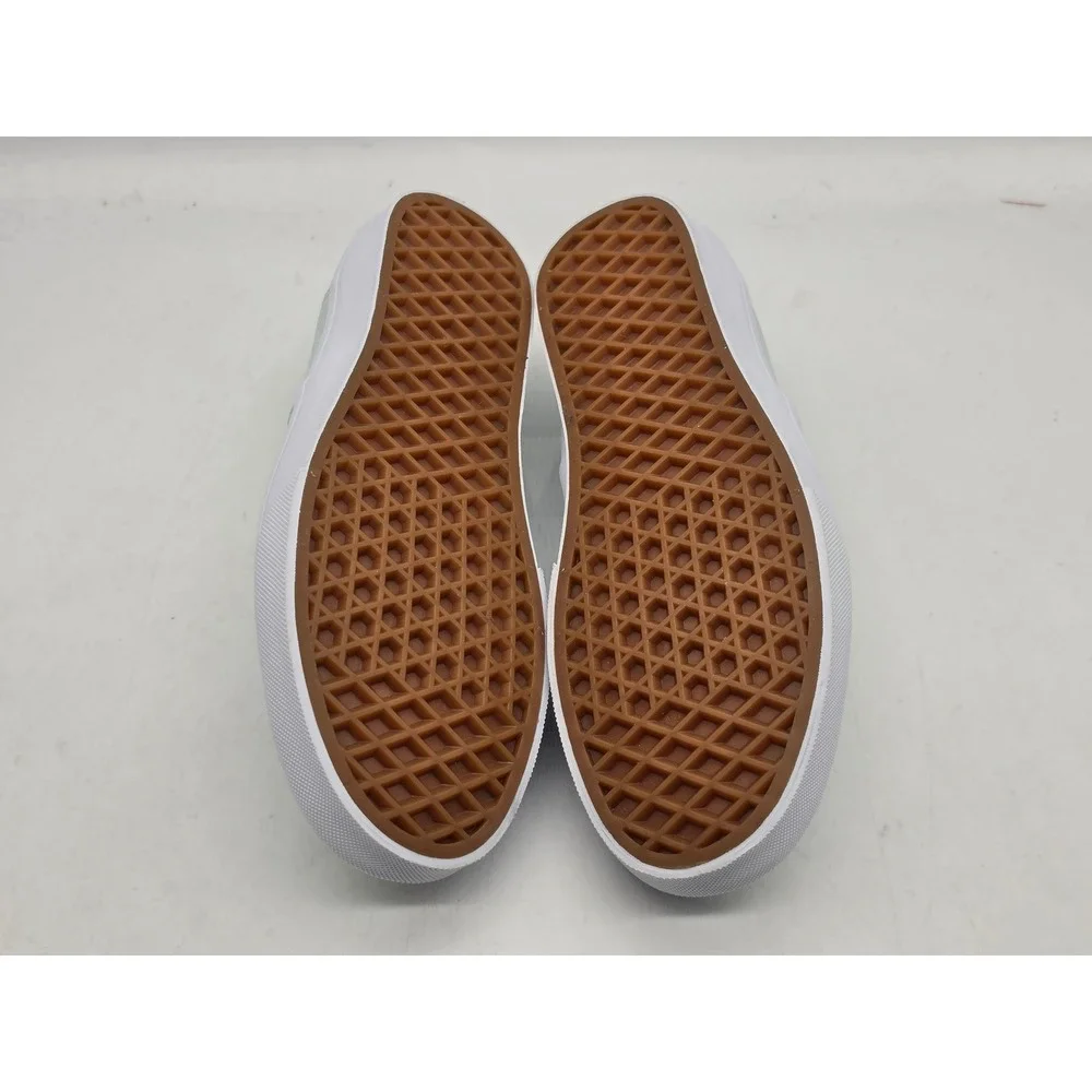 Vans Authentic 5.5 Spa Blue Checkerboard Satin Sneakers Shoes VN000D6G887